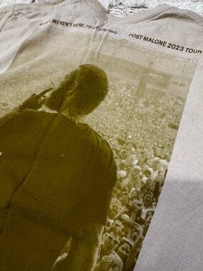 Austin Post Malone Short Sleeve Tee - Beige - M